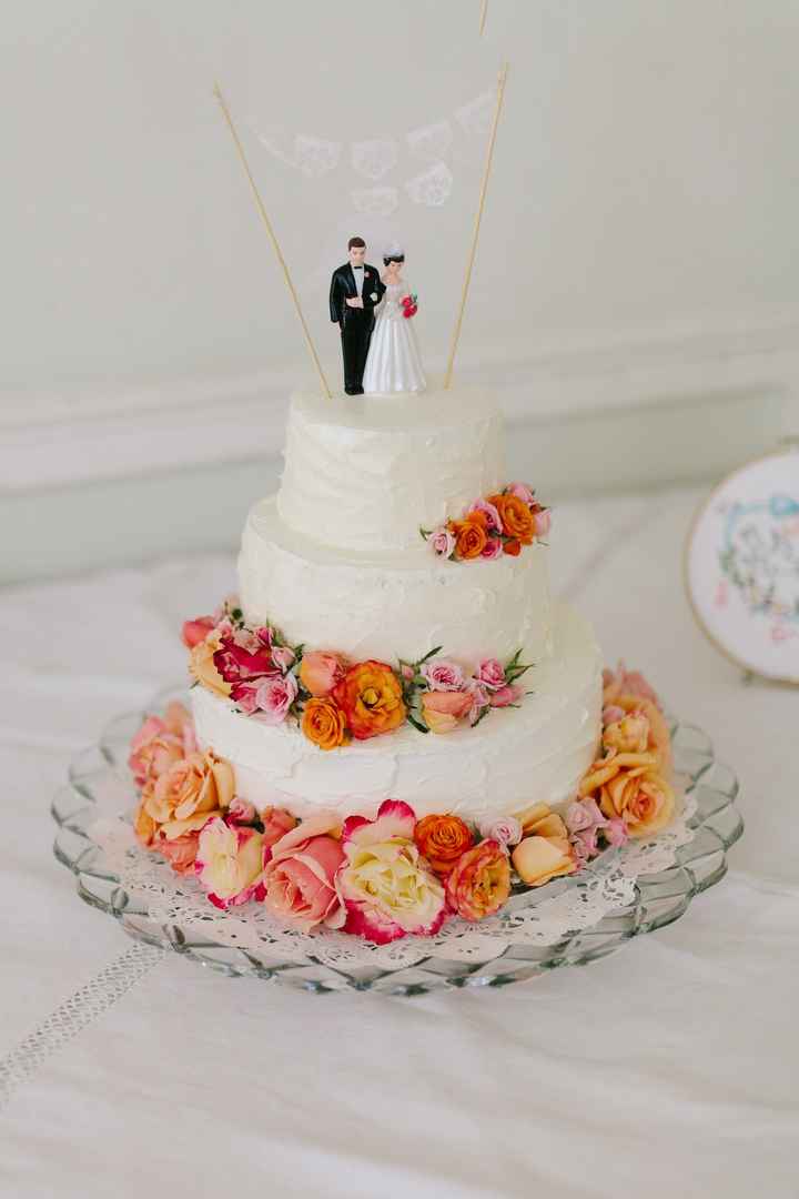 My BFF asked me to make her wedding cake