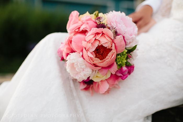 What did you/will you do with your bouquet? (Or just show it off!!)