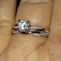 CZ engagement ring - 1