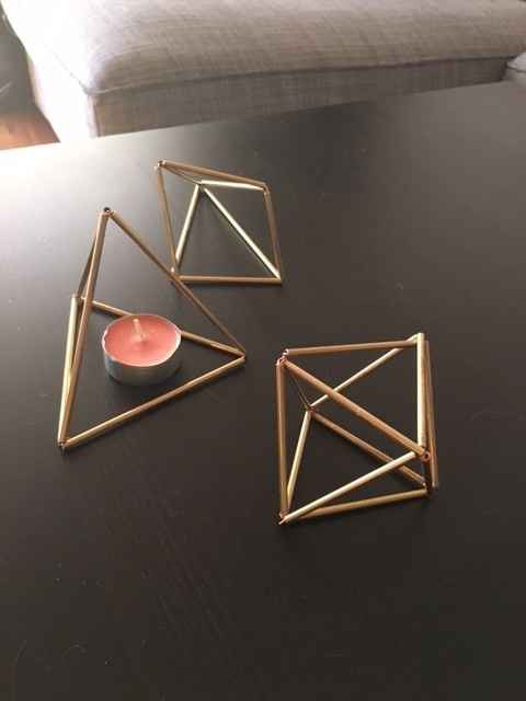 Himmeli/Geometric Sculpture Centerpiece DIY