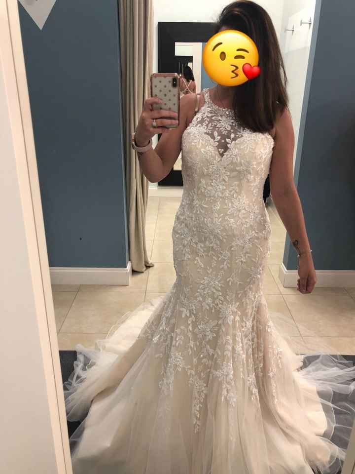 Got to try my dress on again today!!! - 1
