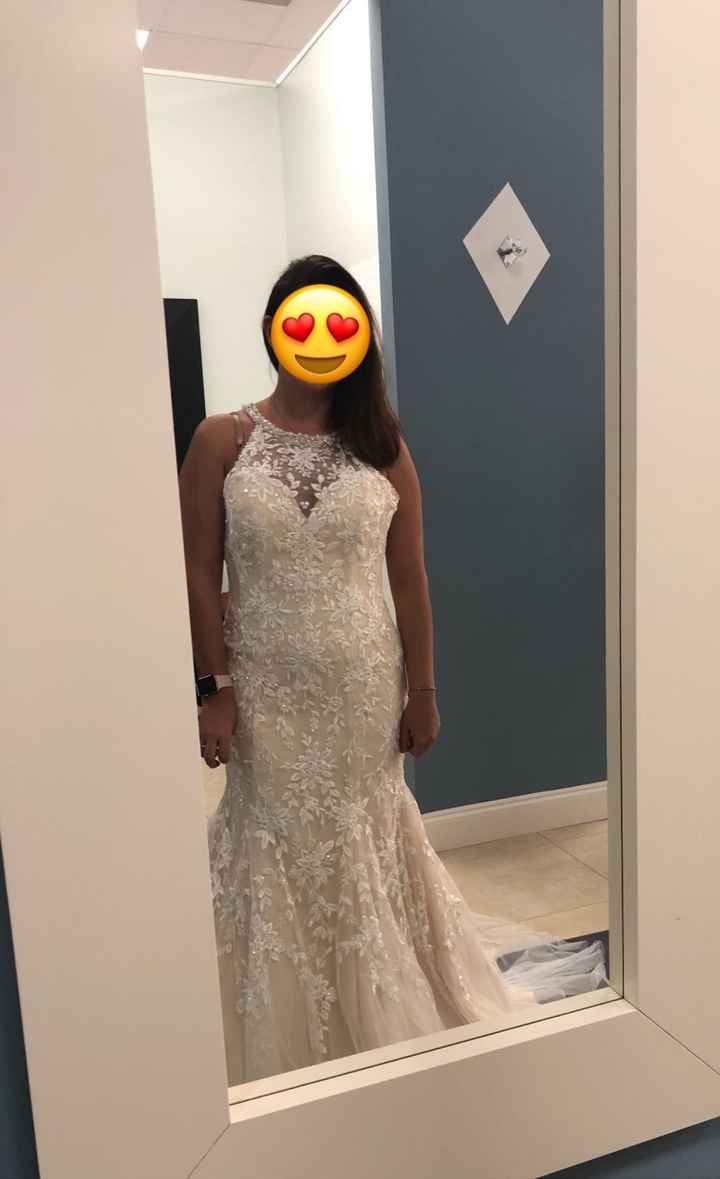 Got to try my dress on again today!!! - 2