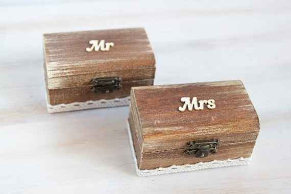Mr and Mrs Ring Boxes