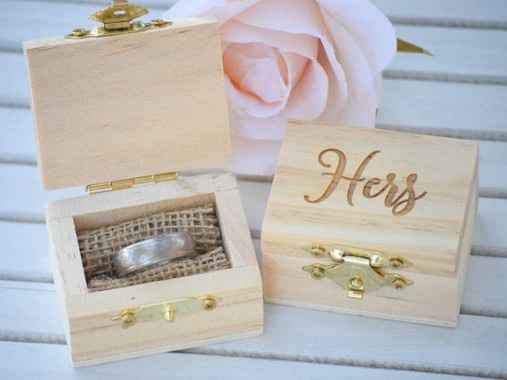 His and Hers Ring Boxes