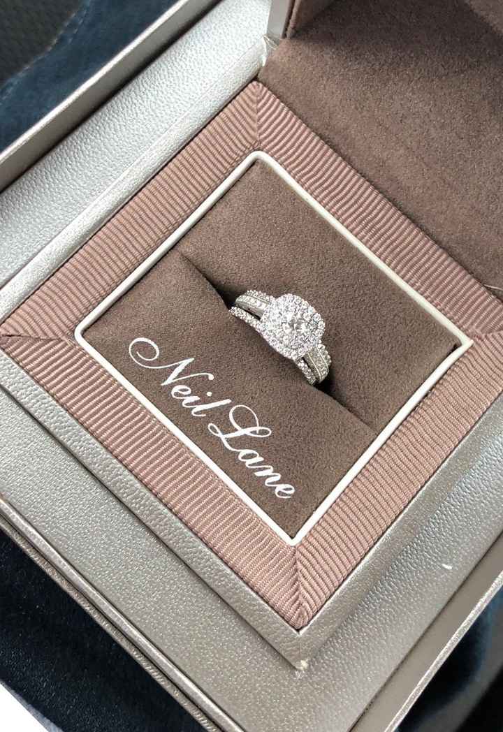Engagement Ring and Wedding Band