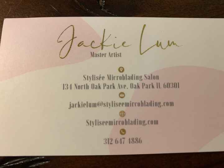 Microblading eyebrows in Chicago - 1