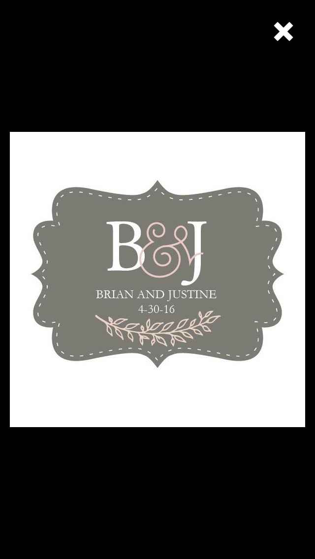 Suggestions? Wedding "logo".