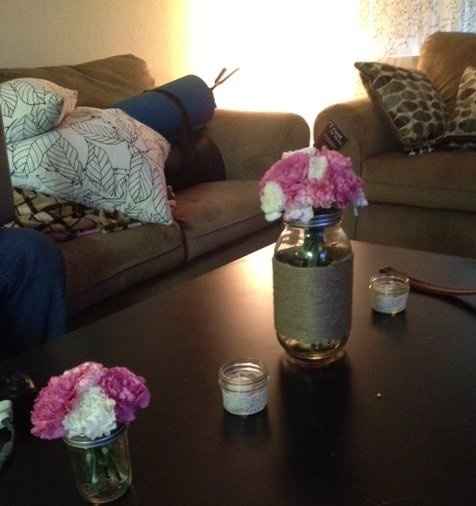 DIY centerpieces mock-up