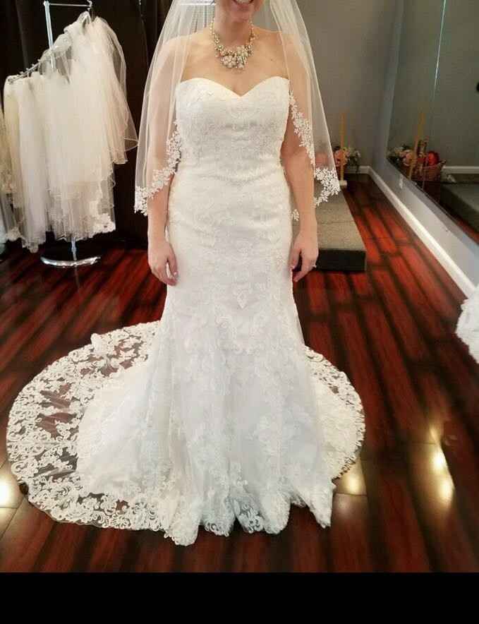 I said YES to the dress!!!  :)