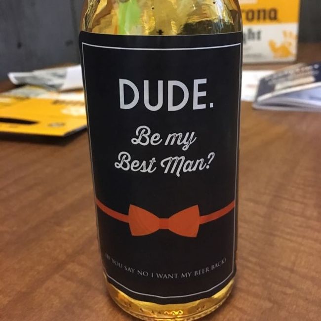 Asking your wedding party
