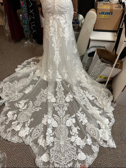 Bustle Mermaid Dress 1