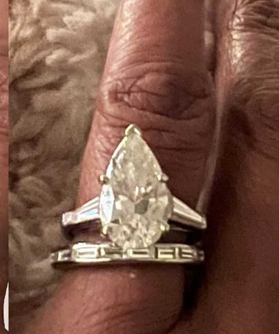 Brides of 2022! i would love to see everyone’s wedding band/engagement ring together - 2