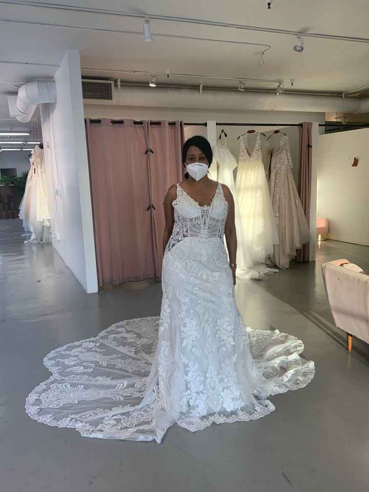 Turning Wedding Dress into Cocktail Dress - 1