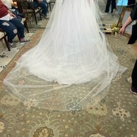White veil with ivory dress? - 1