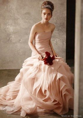 PINK Wedding Dress!?