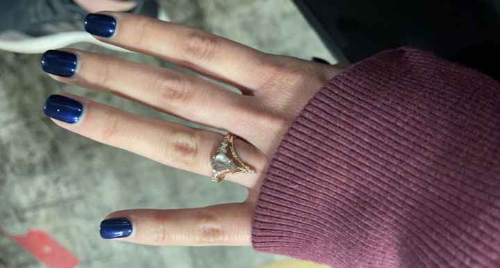 Ring catching on everything - kite shape diamond 7