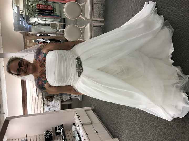 Plus Size Lace or Tulle Wedding Dresses -- show me yours?