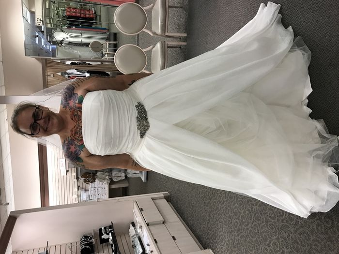 Plus Size Lace or Tulle Wedding Dresses -- show me yours?