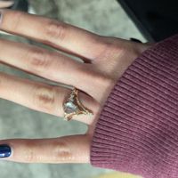 Ring catching on everything - kite shape diamond - 1