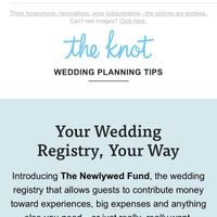 Did anyone get this email from the knot today?
