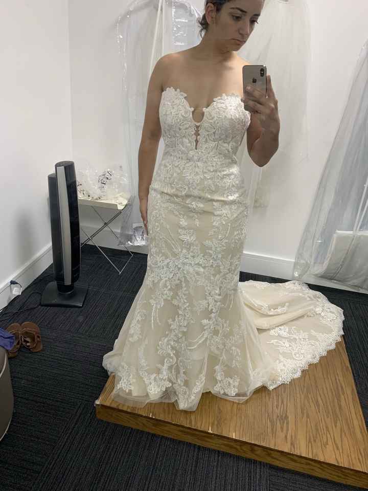 THE dress!!! Any suggestions for styling hair? And any boob tape  suggestions from other busty brides? : r/weddingplanning