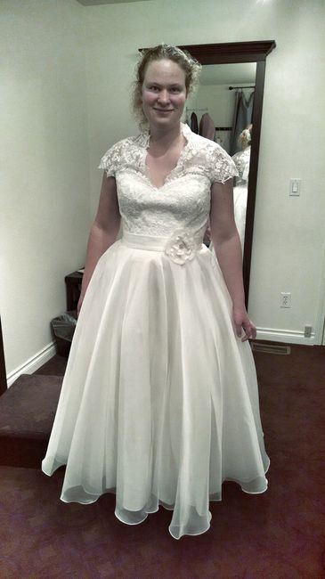 Spin off: describe your dress in three words AND include a picture!