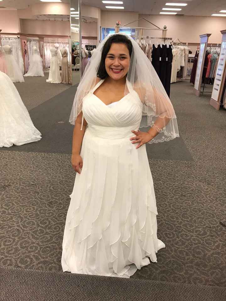 Maybe said yes to the dress??