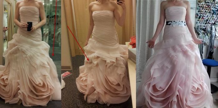 Blush Vera Wang Dress from David's Bridal