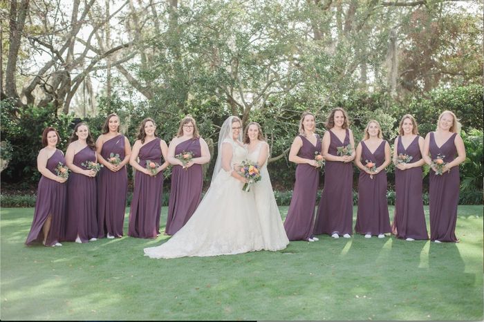 Our stunning wedding party!