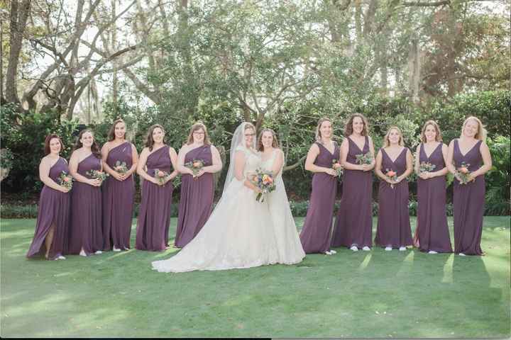Our stunning wedding party!