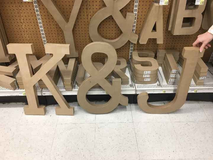 Letters we plan to use on fireplace
