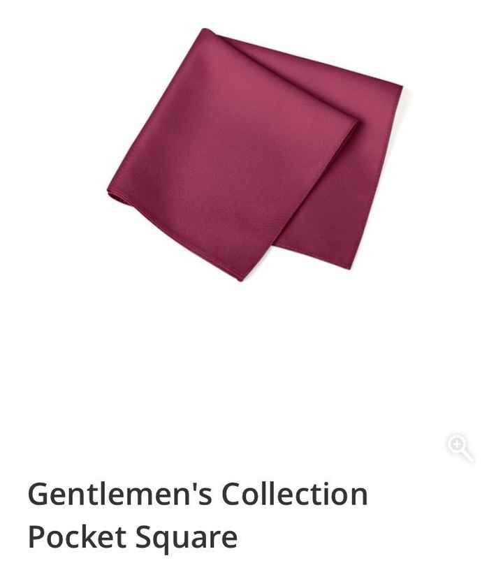 Mulberry Pocket Square from Azazie