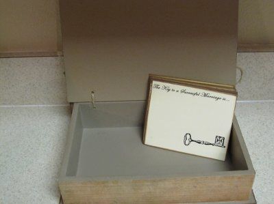 My neat alternative to having a guest book! *PICS*