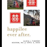 How many pictures did you use on your Save the Dates? - 1