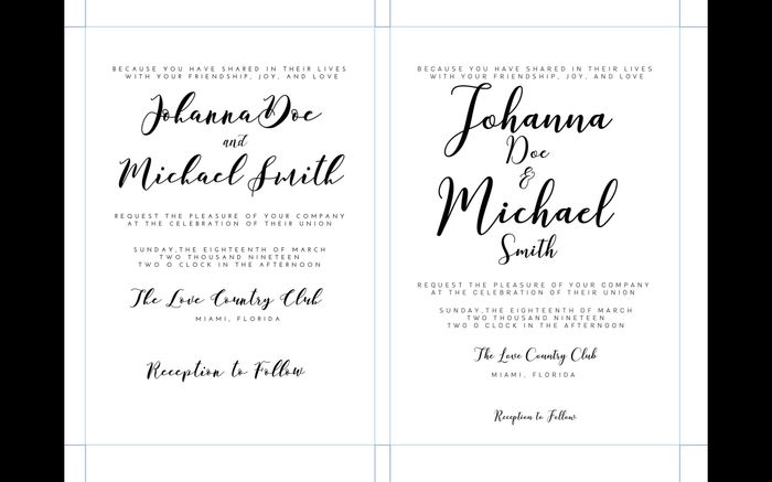 Pick one!! Invitations