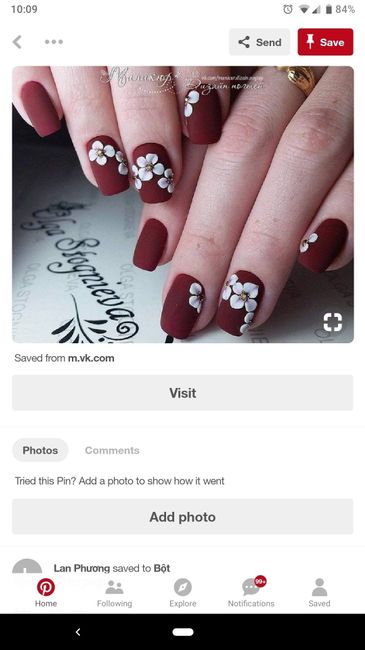 How are you getting your nails done for your wedding day? - 1