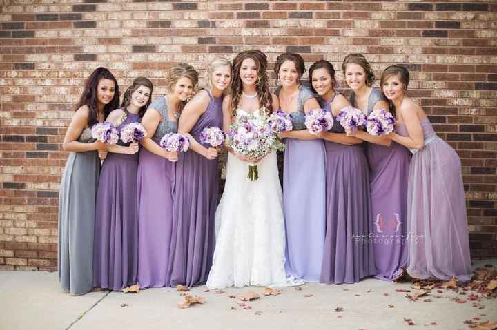 What Color Attire Are Your Bridesmaids/Groomsmen Wearing For Your Wedding? 4