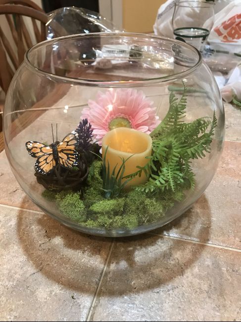  Need brutal honesty on diy centerpiece - 1