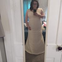 i dyed my elopement dress this morning! - 2