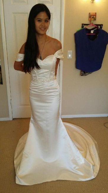 Actual wedding dress 
