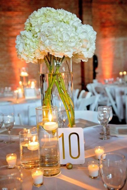 hydrangea centerpiece