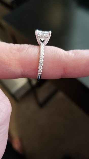 side view pave crown
