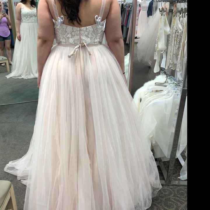 Blush wedding dress - 2