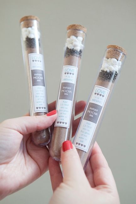 Hot chocolate tube