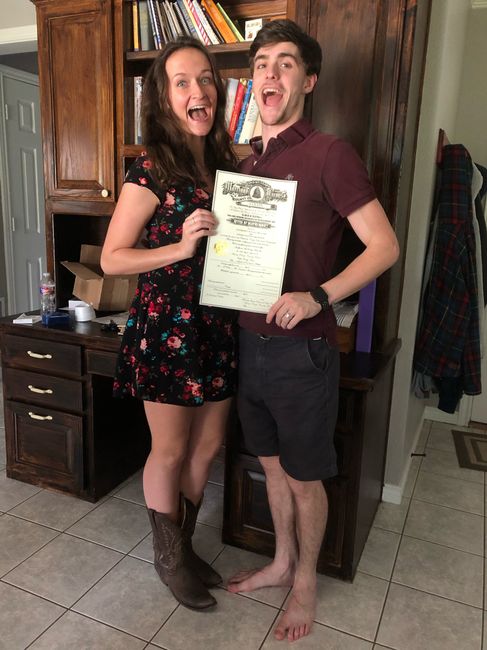 Marriage License - tx 1