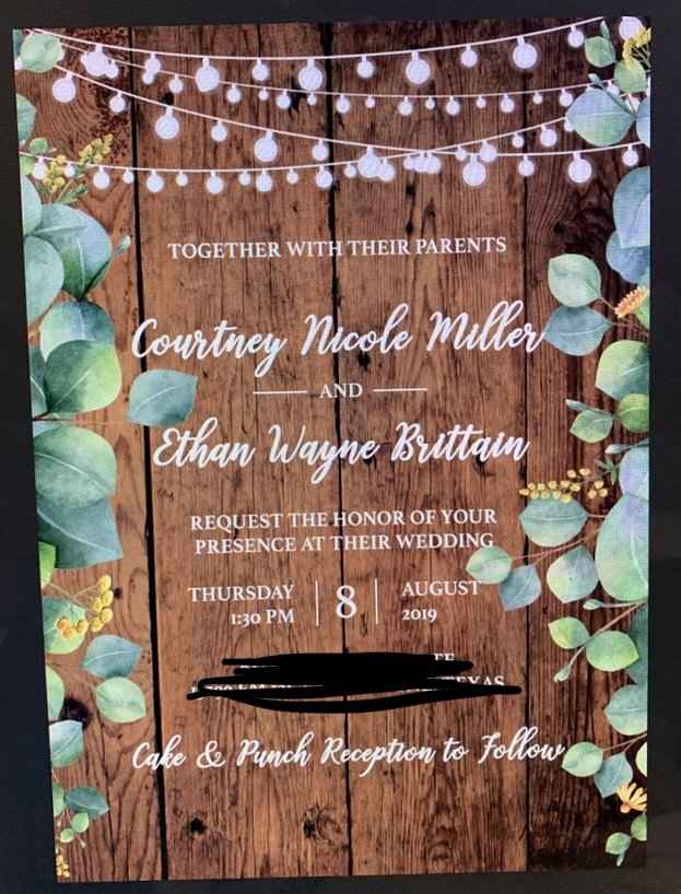 Did you design your own Save the Dates or Invitations? - 1