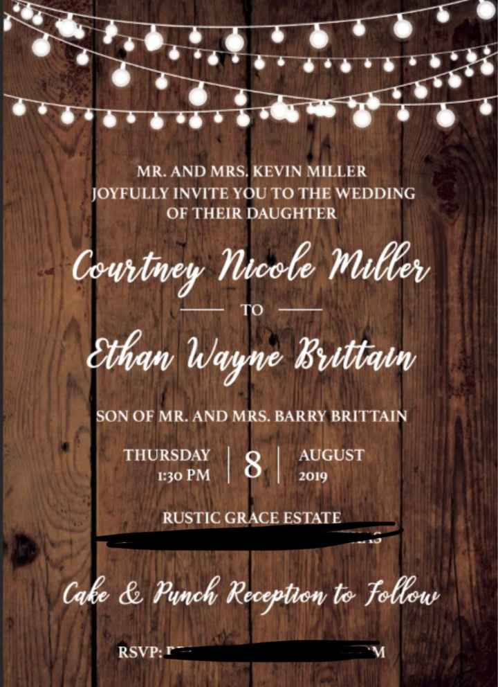 Wedding Invitations - 1