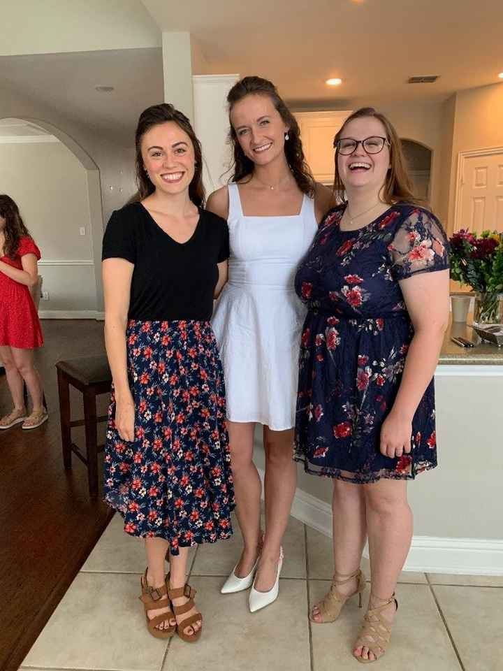 Matron of Honor/Older Sister, Me, Younger Sister/Maid of Honor