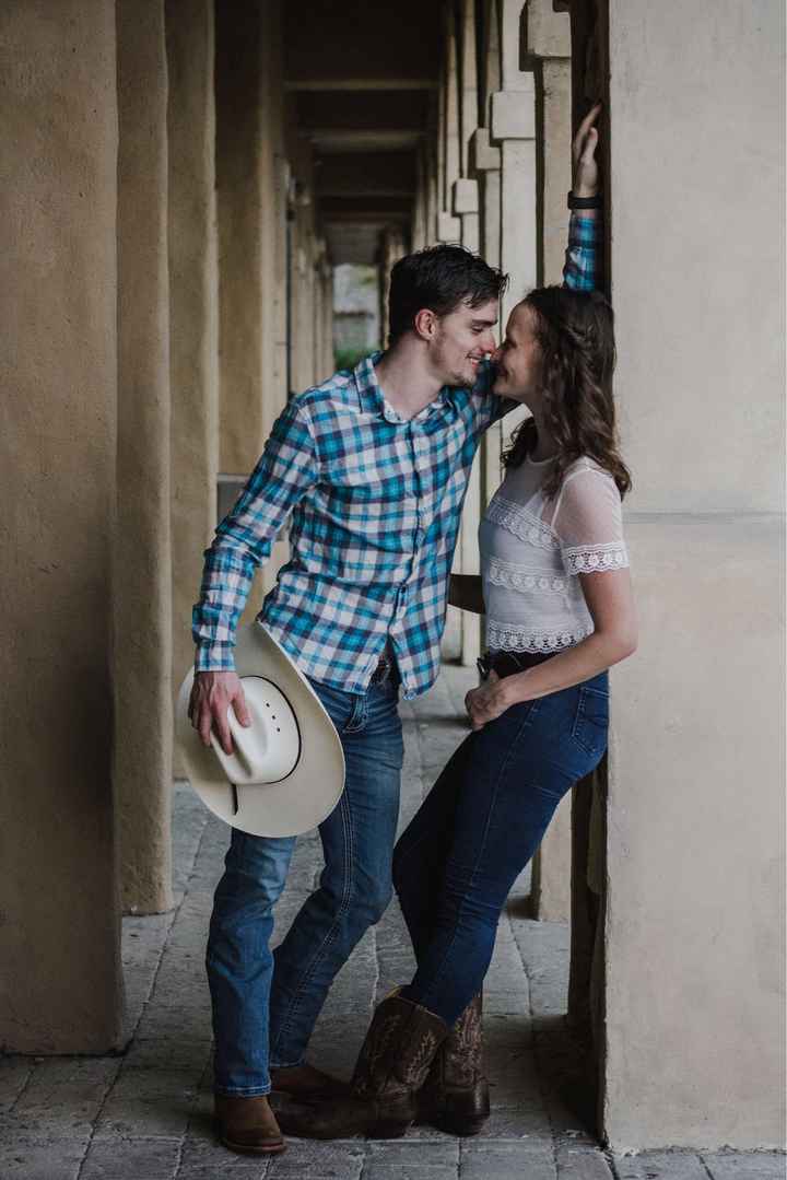 Drop an Engagement Pic with your Date & venue location - 1