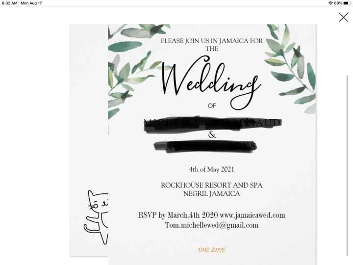 Invitations and seat chart - 4